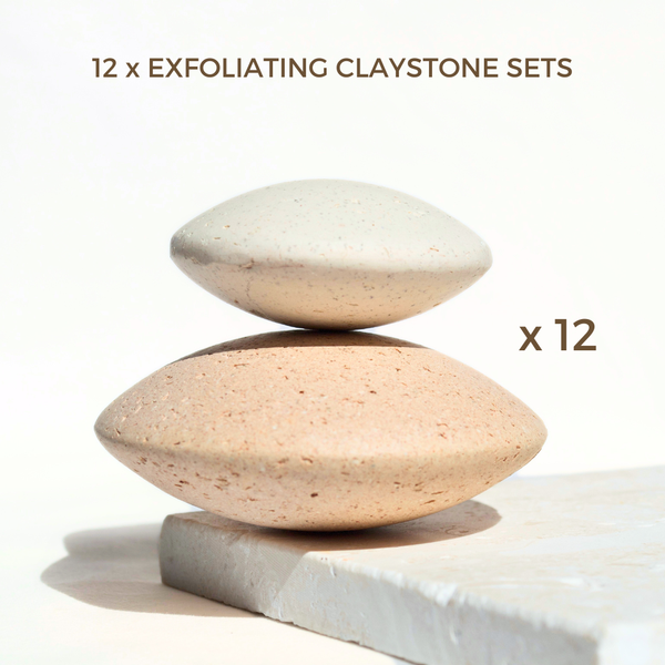 12 PC Clay Stone Sets