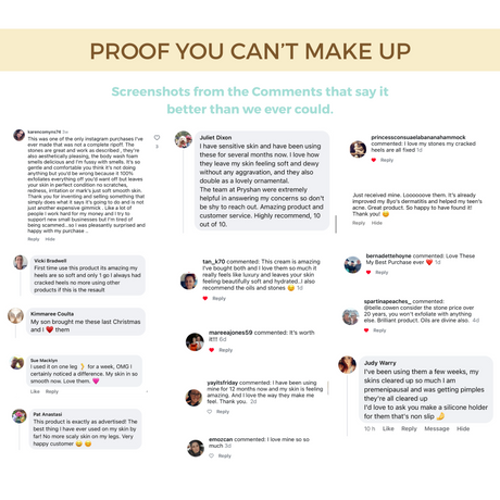 Pryshan Exfoliating Clay Stone Set