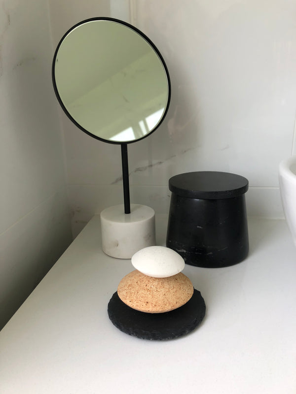 Pack of 2 x Slate Bases For Stones