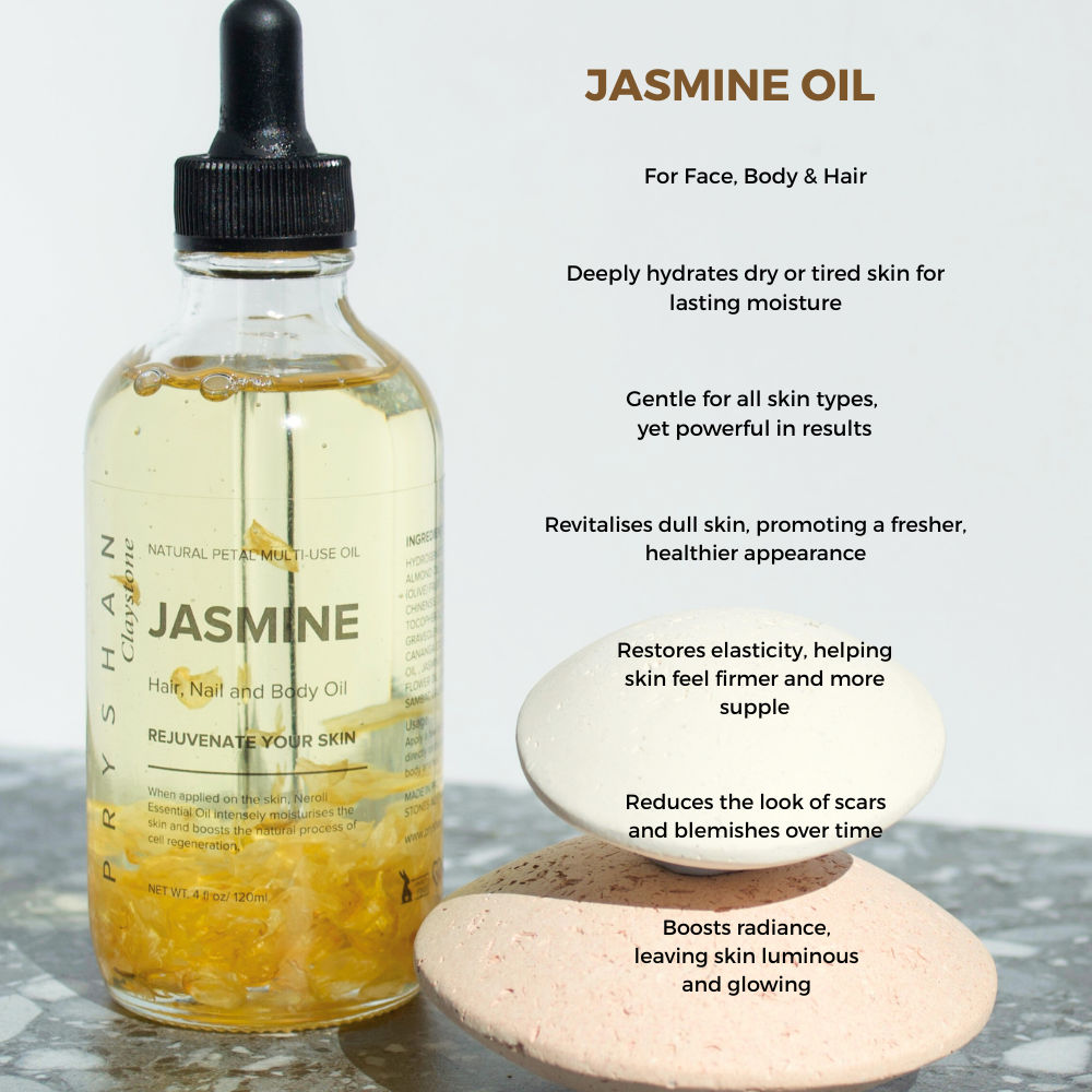 Botanical Oil + Stone Set