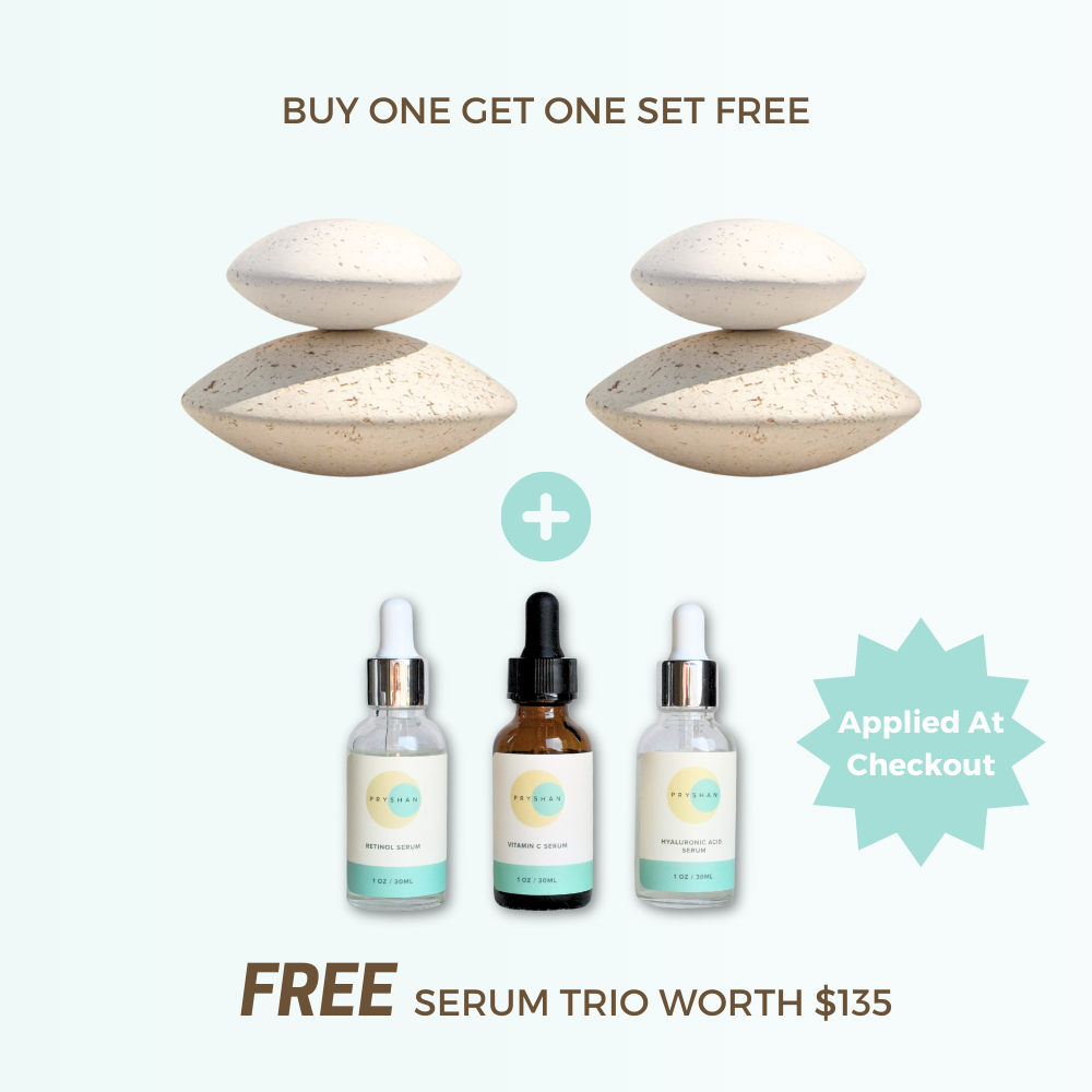 Buy One Get One Set Free - Exfoliating Clay Stones Body & Face