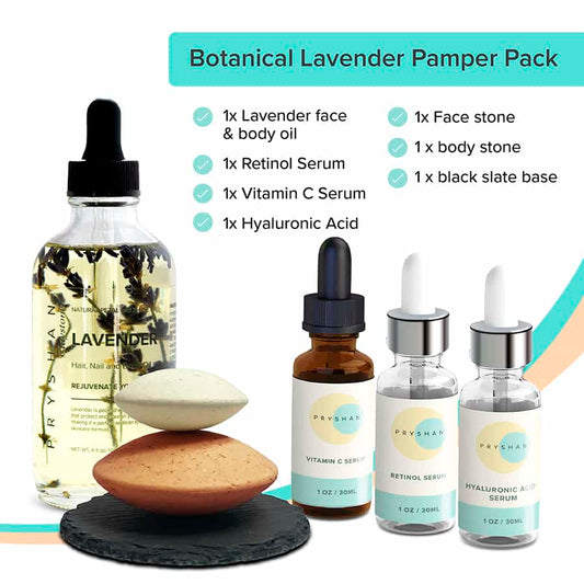 botanical lavender oil claystone set 3 pack serum