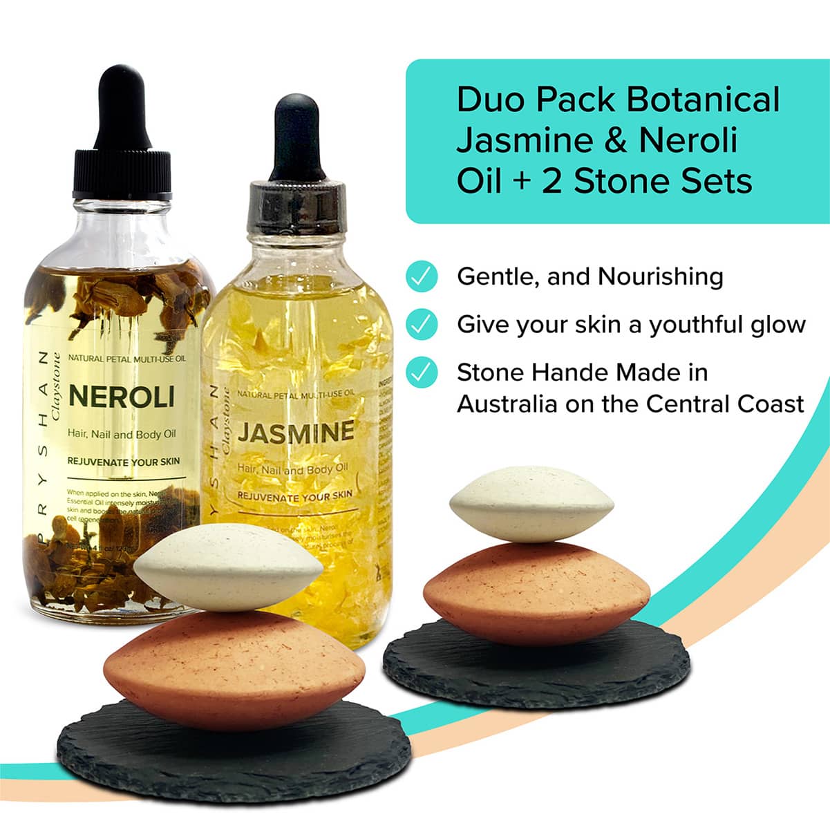 🌟 Duo Pack Choose Any 2 Oils + Stone Sets Pack